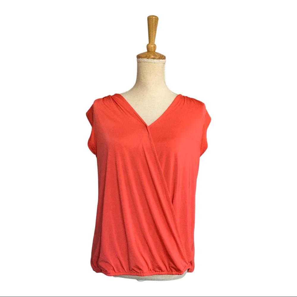 Coral Summer Blouse